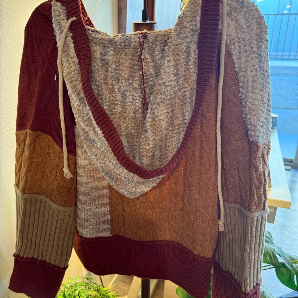 POL NWOT Multicolor Patchwork Cardigan - Picture 7 of 12